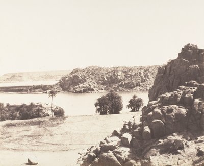 Tâfah, Graniittikivet Niilin rannoilla, 1851-52, painettu 1853-54. tekijältä Félix Teynard