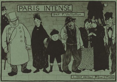 Albumin kansi "Paris Intense" tekijältä Félix Vallotton