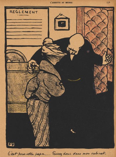 Rikokset ja rangaistukset XIX, 776: Kyse on isästäsi tekijältä Félix Vallotton