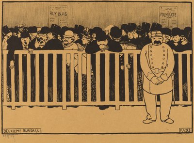 Toinen toimisto (lipputulo) tekijältä Félix Vallotton