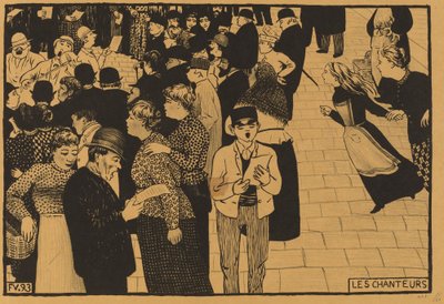 Laulajat tekijältä Félix Vallotton