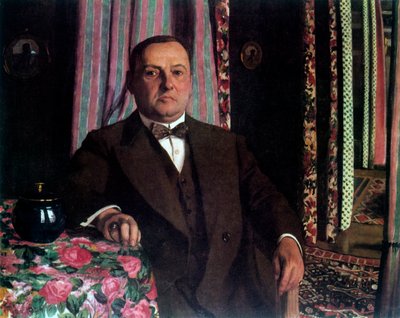 "Georg E. Haasenin muotokuva", 1913. tekijältä Félix Vallotton