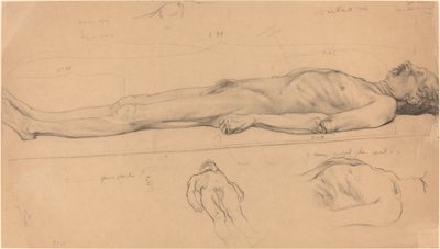 The Corpse Study for the Dead Christ, 1893. tekijältä Félix Vallotton