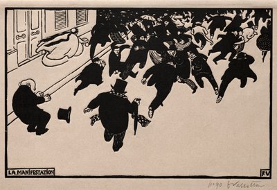 Protesti tekijältä Félix Vallotton