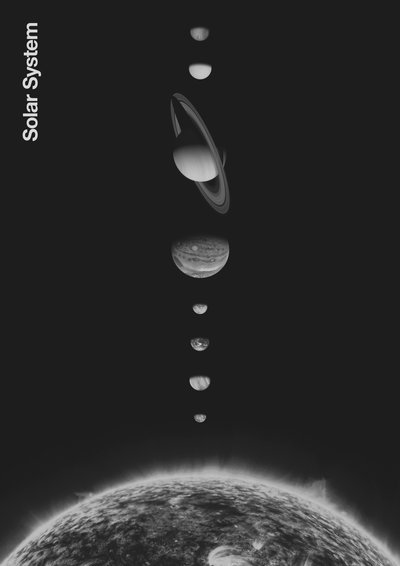 Aurinkokunta – Minimi, 2023 (digitaalinen) tekijältä Florent Bodart