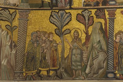 Baptistien saarna (mosaiikki) tekijältä Florentine School