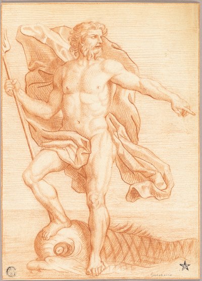 Neptune tekijältä Follower of Charles Le Brun