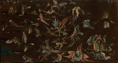 Viimeinen tuomio (katkelma), n. 1530-1540. tekijältä Follower of Hieronymus Bosch
