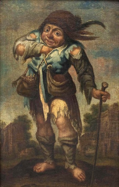 Bettelknabe F 17-18Jh tekijältä Follower of Jacques Callot