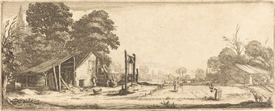 Puutarha tekijältä Follower of Jacques Callot