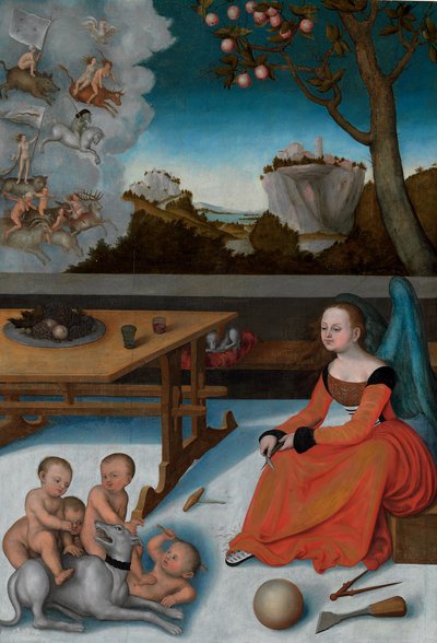 Melankolia tekijältä Follower of Lucas Cranach the Elder