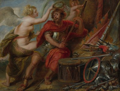 Sankarin apoteoosi, 163040. tekijältä Follower of Peter Paul Rubens.