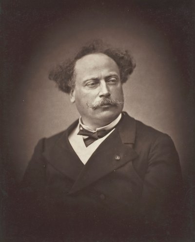 Alexandre Dumas, ranskalainen kirjailija ja näytelmäkirjailija, 1824-1895, 187576. tekijältä Fontaine