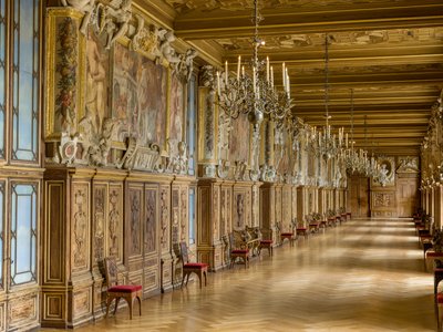 Yleiskatsaus Francois 1er galleriaan (kuva) tekijältä Fontainebleau School