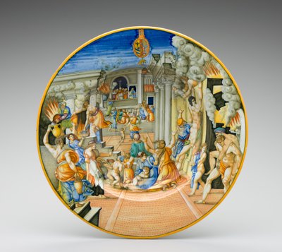 Troijan palaminen vuosina 1570-1574 tekijältä Fontana Workshop