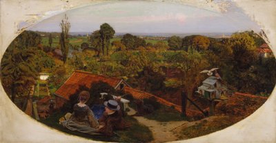 Englantilainen syysiltapäivä tekijältä Ford Madox Brown