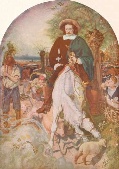 Cromwell hänen tilallaan, 1874, 1918 tekijältä Ford Madox Brown