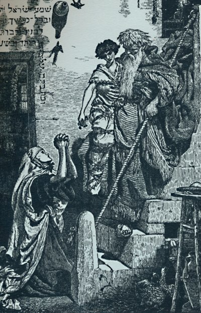 Elia ja leskien poika, 1840-1890, 1923 tekijältä Ford Madox Brown