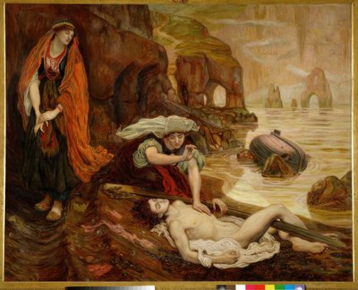 Haydee löytää Don Juanin ruumiin tekijältä Ford Madox Brown