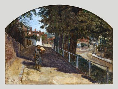 Heath Street, Hampstead tekijältä Ford Madox Brown