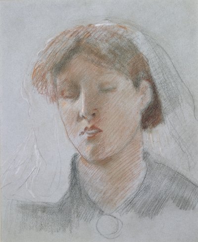 Taiteilijan vaimo Emma hääpäivänä tekijältä Ford Madox Brown
