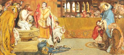Pyhän Edwinin kaste, 1879 tekijältä Ford Madox Brown