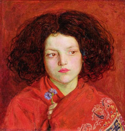 Irlantilainen tyttö tekijältä Ford Madox Brown