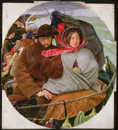 The Last of England, 1852-55 tekijältä Ford Madox Brown