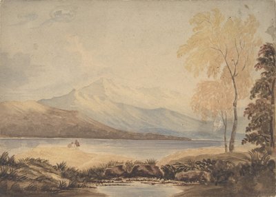 Järvimaamaisema, 1800-luvun alku. tekijältä Formerly attributed to Copley Fielding.