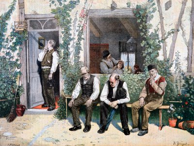Parturissa, 1895 tekijältä Fortuné Méaulle