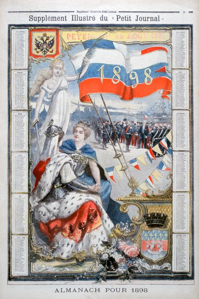 Kalenteri vuodelle 1898. tekijältä Fortuné Méaulle