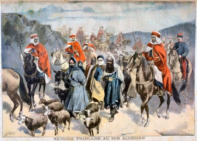 Ranskan voitto Etelä-Algeriassa 1897 tekijältä Fortuné Méaulle