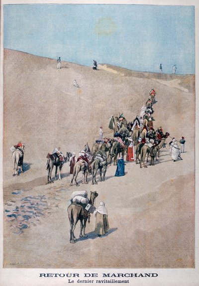 Kauppiaiden paluu, 1899 tekijältä Fortuné Méaulle