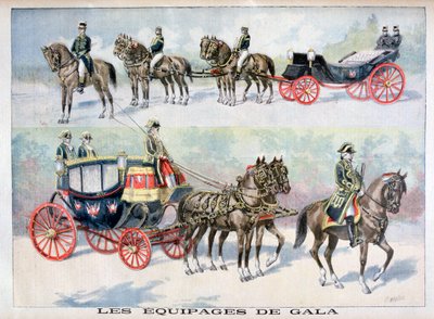 Gaalavalmentajien tyypit, 1896 tekijältä Fortuné Méaulle