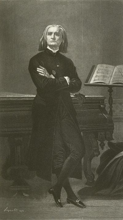 Franz Liszt (kaiverrus) tekijältä Fortune Joseph Seraphin Layraud
