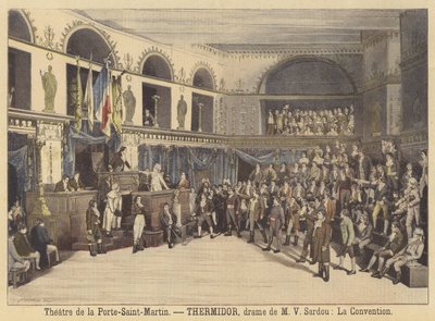 Thermidorin tuotanto Theater de la Porte-Saint-Martinissa tekijältä Fortune Louis Meaulle