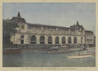 Uusi Gare dOrleans Quai dOrsayssa, Pariisissa tekijältä Fortune Louis Meaulle