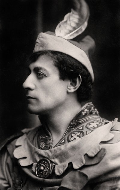 Lewis Waller 1860-1915, englantilainen näyttelijä ja teatterijohtaja, 1906. tekijältä Foulsham and Banfield