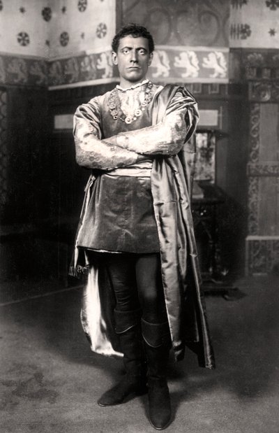 Lewis Waller 1860-1915, englantilainen näyttelijä ja teatterijohtaja, 1900-luvun alku. tekijältä Foulsham and Banfield