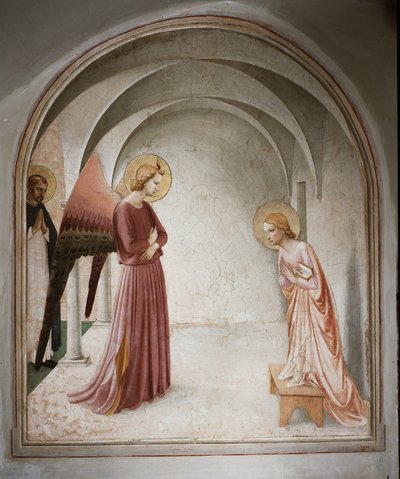 Ilmestys (Fresko tekijältä Fra  Angelico