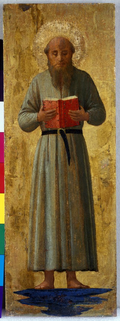 A Saint, v.1435-40 (tempera poppelipuulla) tekijältä Fra Angelico