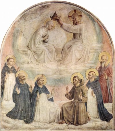 Neitsyt Marian kruunajaiset tekijältä Fra Angelico