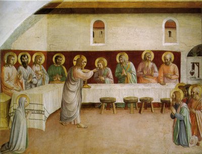 Viimeinen ehtoollinen tekijältä Fra Angelico