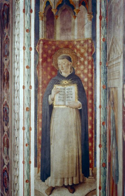 Pyhä Thomas Aquinas, 1400-luvun puoliväli tekijältä Fra Angelico