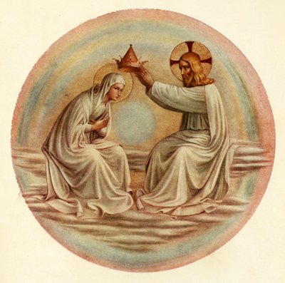 Neitsyen kruunaus, 1400-luku, n. 1909 tekijältä Fra Angelico