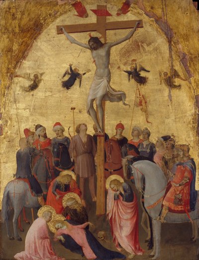 Ristiinnaulitseminen, n. 1420-23. tekijältä Fra Angelico
