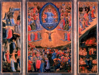 Viimeinen tuomio, c1420-1455 tekijältä Fra Angelico