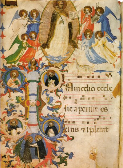 pyhä domenico kunniassa tekijältä Fra Angelico