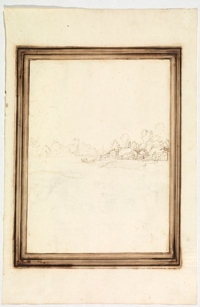 Kaupunki joen rannalla tekijältä Fra Bartolomeo
