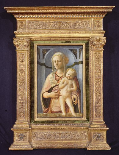 Madonna ja lapsi, n. 1435 (tempera paneelissa) tekijältä Fra Filippo Lippi
